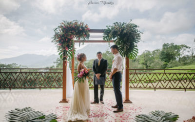 Aby & Dan wedding in Arenal Volcano