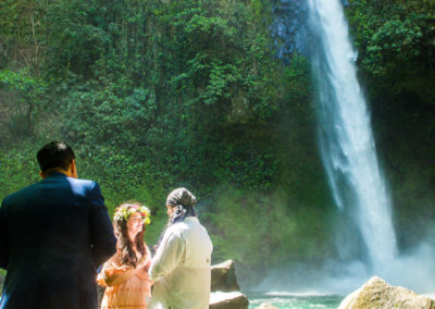 Fortuna waterfall wedding officiant