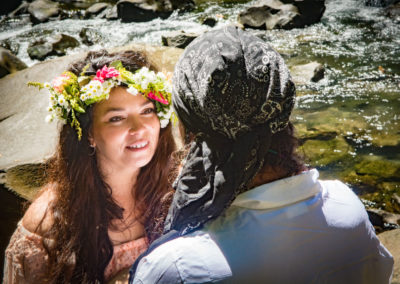 Fortuna waterfall wedding