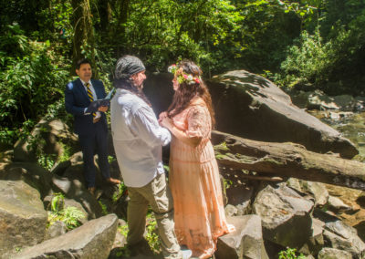 Fortuna waterfall wedding officiant
