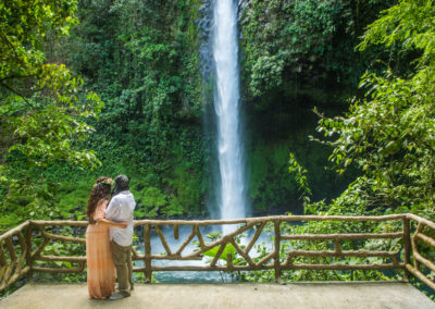 Fortuna waterfall wedding