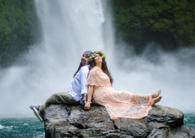 Fortuna waterfall wedding