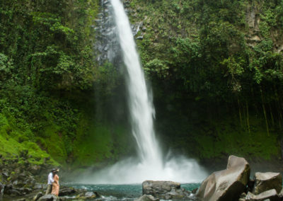 Fortuna waterfall wedding