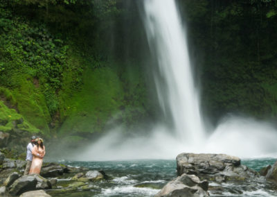 Fortuna waterfall wedding